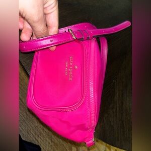 Kate Spade New York Neon Pink Belt Bag / Fanny Pack – Bright Pop Color
